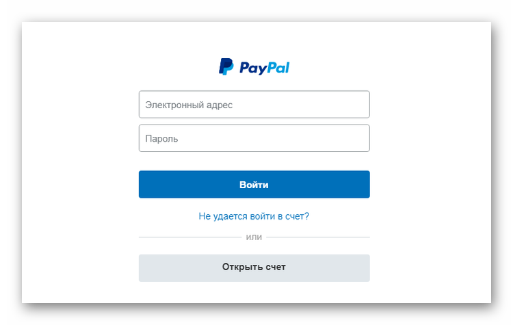 PayPal личный кабинет